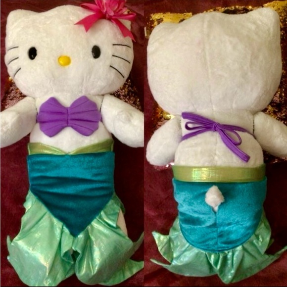 Hello Kitty Limited-Edition Mermaid Plush Stuff Doll - Picture 6 of 6